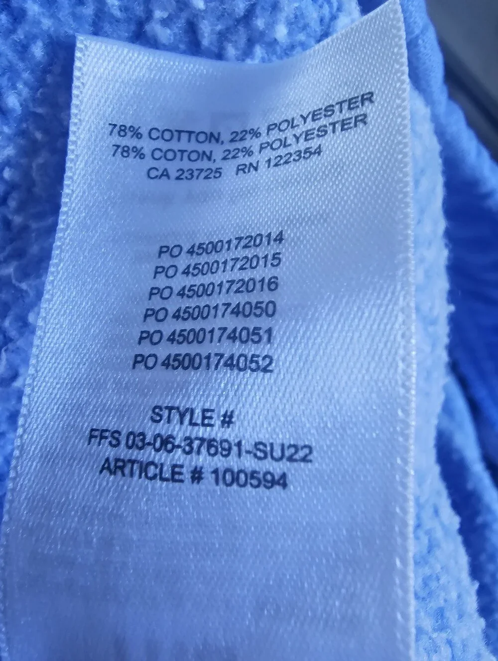 Tna Cozy Fleece Boyfriend Cargo Sweatshorts Blue Size Large